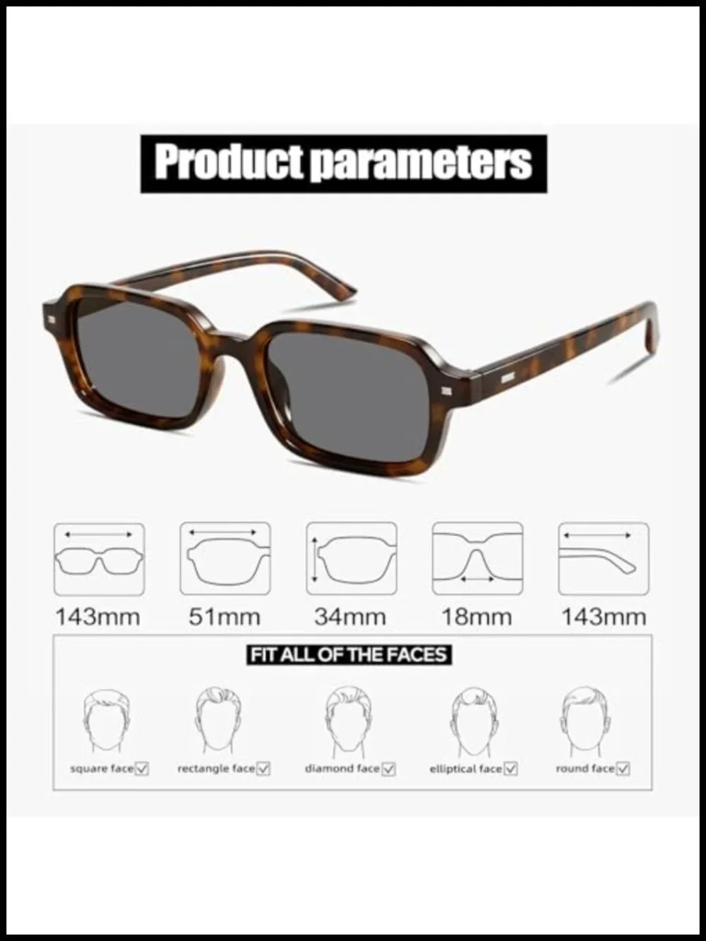 Vintage 90s Retro Rectangular Sunglasses UV400